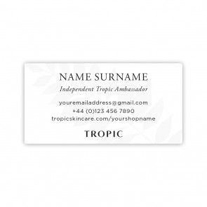 Contact information label